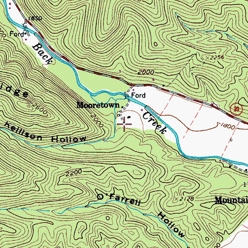 Topographic Map of Kellison Hollow, VA
