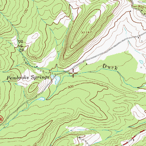 Topographic Map of Laurel Run, VA