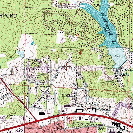 Topographic Map of Rices Valley Plantation (historical), AL