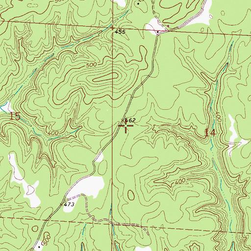 Topographic Map of Scraptown (historical), AL