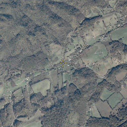 Aerial/Satellite Image of Moore Branch, VA