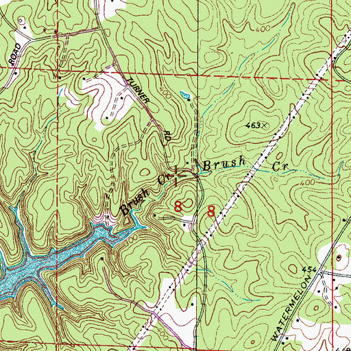 Topographic Map of Sniders Mill (historical), AL
