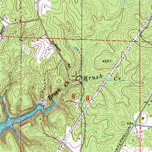 Topographic Map of Snyder (historical), AL