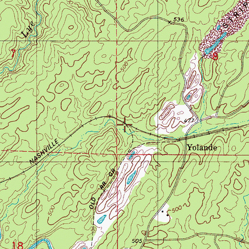 Topographic Map of The Thank (historical), AL