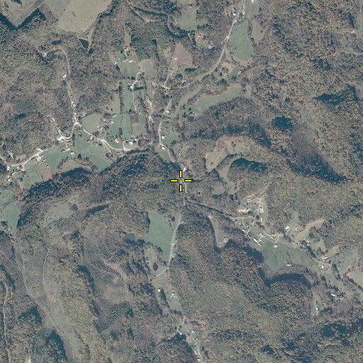 Aerial/Satellite Image of Rat Creek, VA
