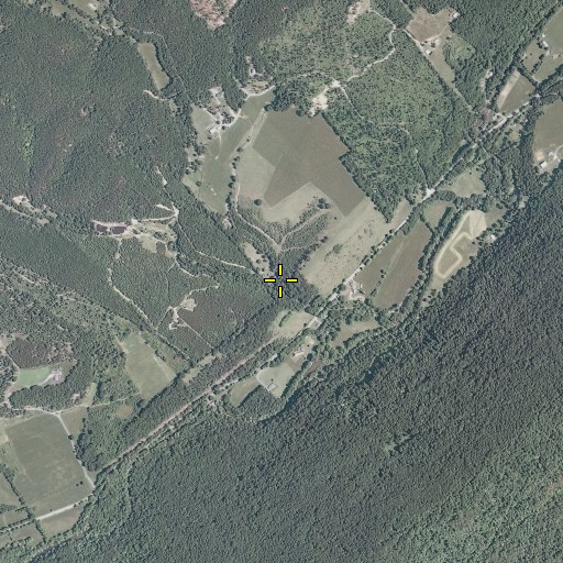 Aerial/Satellite Image of Robinson Branch, VA