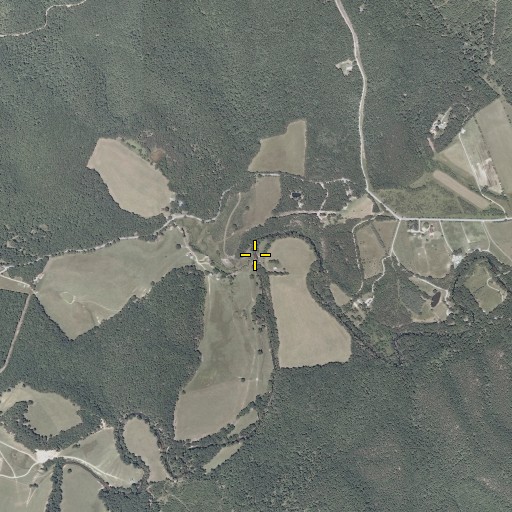 Aerial/Satellite Image of Rocky Branch, VA