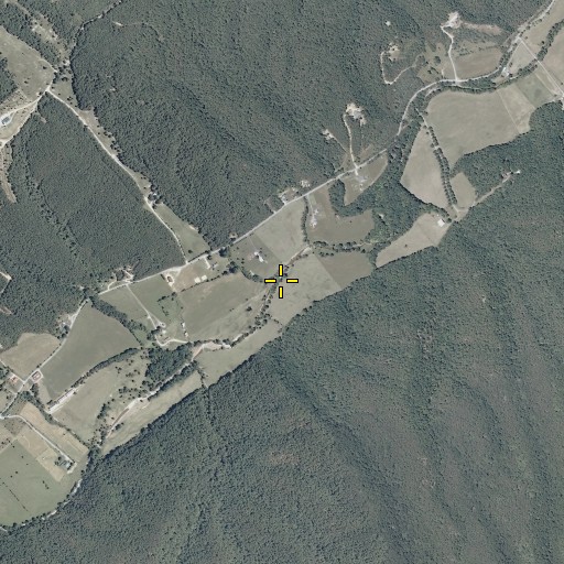 Aerial/Satellite Image of Sandy Branch, VA