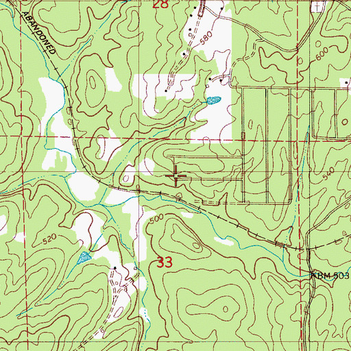 Topographic Map of Wawah (historical), AL