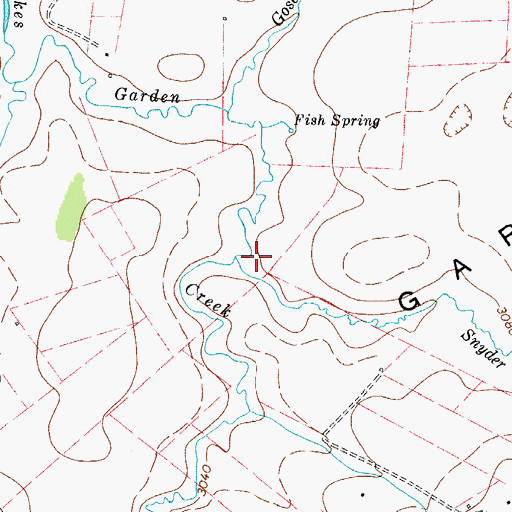 Topographic Map of Snyder Branch, VA