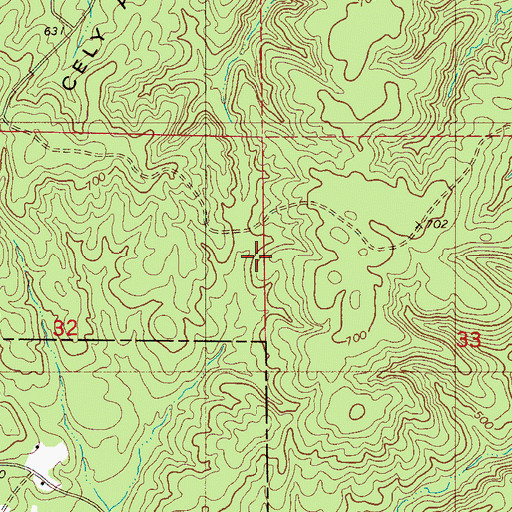 Topographic Map of Yolande Number 3 Mine, AL