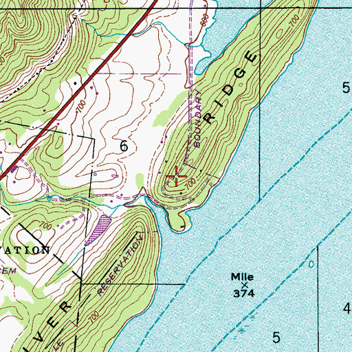 Topographic Map of Goodwin Subdivision, AL