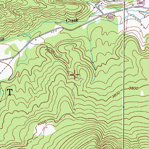 Topographic Map of Old Orchard Trail, VA