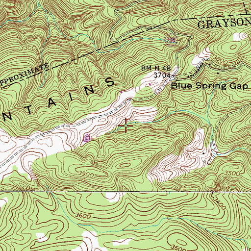 Topographic Map of Sinclair Preston Landscape for the Future, VA