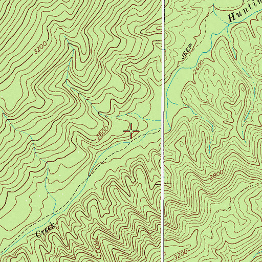 Topographic Map of Jenkins Shelter, VA
