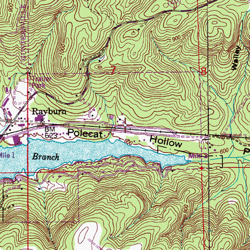 Topographic Map of Morrow Acres, AL
