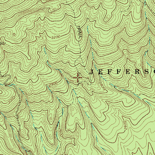 Topographic Map of Ripple Trail, VA