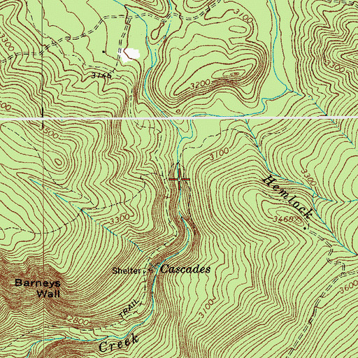 Topographic Map of Upper Falls, VA
