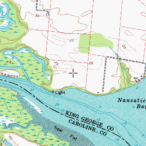 Topographic Map of Oaken Brow, VA
