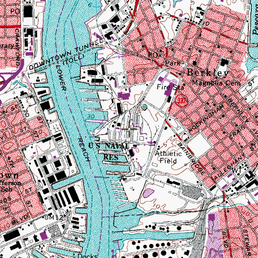 Topographic Map of Saint Helena, VA