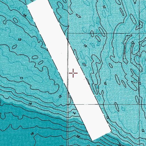 Topographic Map of Cape Henry Channel, VA
