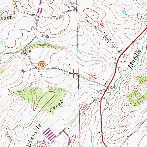 Topographic Map of Rockingham County, VA