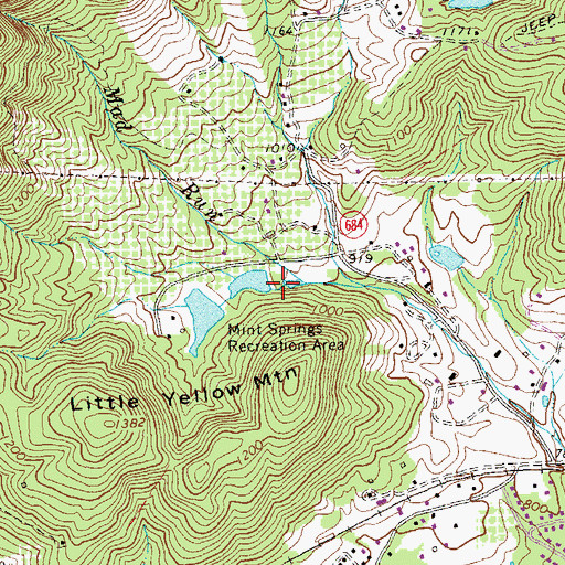 Topographic Map of Crozet Water Supply Dam, VA