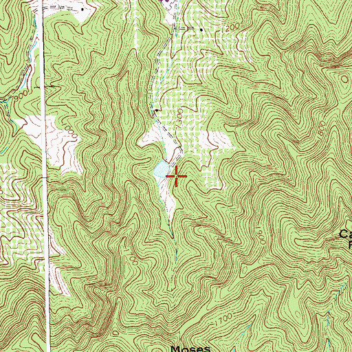 Topographic Map of Chiles Dam, VA