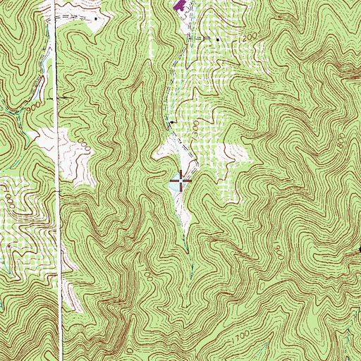 Topographic Map of Chiles Pond, VA
