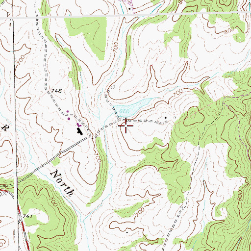 Topographic Map of Blandemar Farm Dam, VA