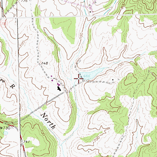 Topographic Map of Blandemar Farm Pond, VA