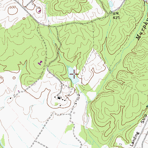 Topographic Map of Timberlake Pond, VA