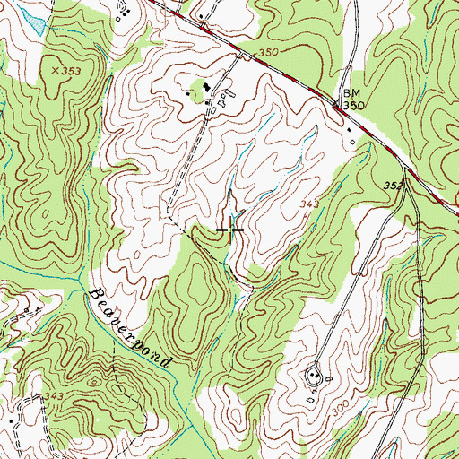 Topographic Map of Owenbys Dam, VA