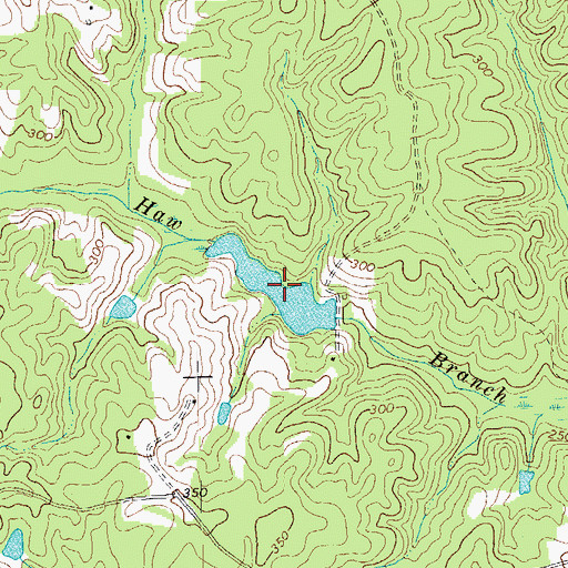 Topographic Map of Bardens Pond, VA