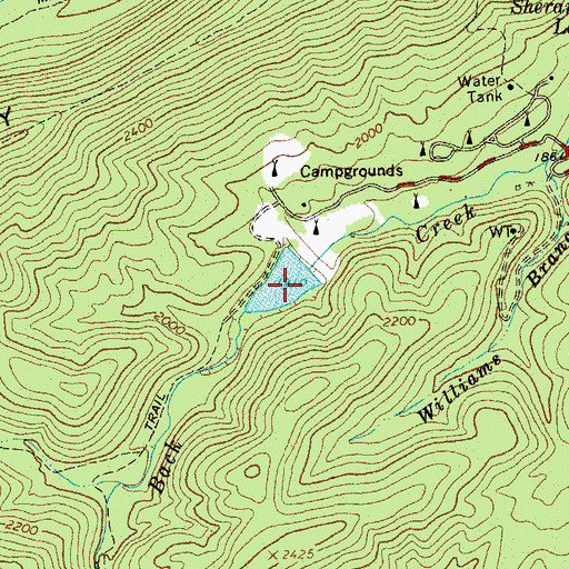 Topographic Map of South River Number 27 Dam, VA