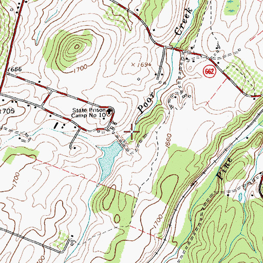 Topographic Map of South River Number Three Dam, VA