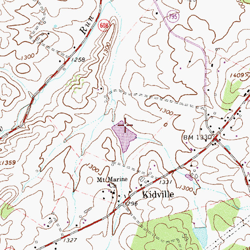 Topographic Map of Smith Dam, VA