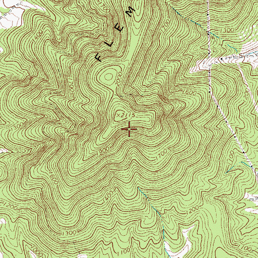 Topographic Map of Ramsey Dam, VA
