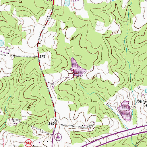 Topographic Map of L M Epperson Dam, VA