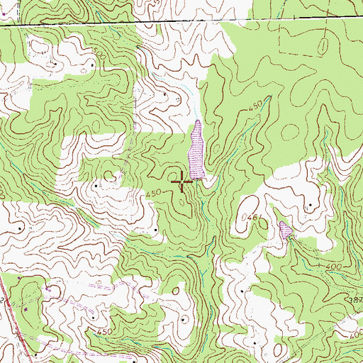 Topographic Map of Fender Dam, VA
