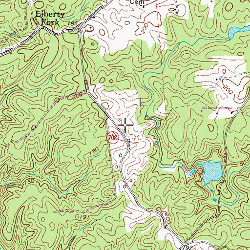 Topographic Map of White Lake, VA