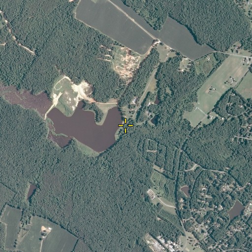 Aerial/Satellite Image of Temples Milldam, VA
