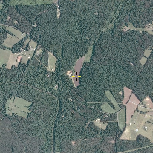 Aerial/Satellite Image of James Dam, VA