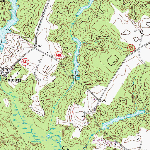 Topographic Map of D Pitts Dam, VA