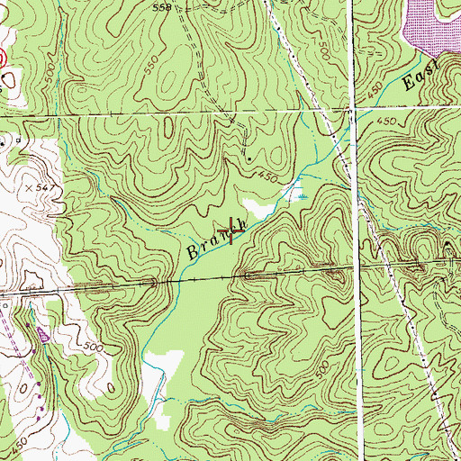 Topographic Map of Roanoke Creek Site 31b Lake, VA