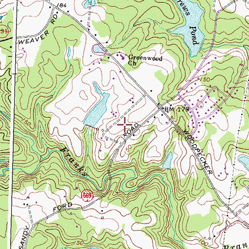 Topographic Map of Pells Dam, VA