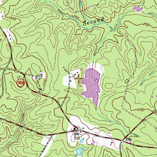 Topographic Map of Kcratchs Dam, VA