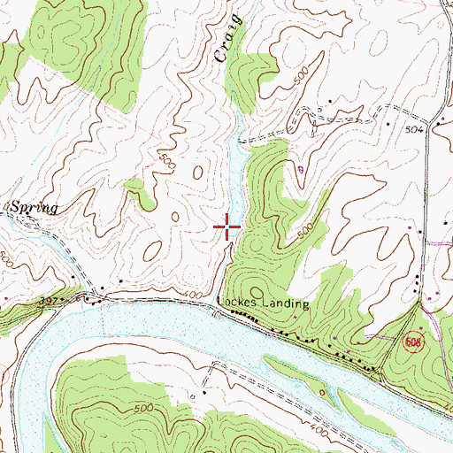Topographic Map of Short Hill Farm Lake, VA