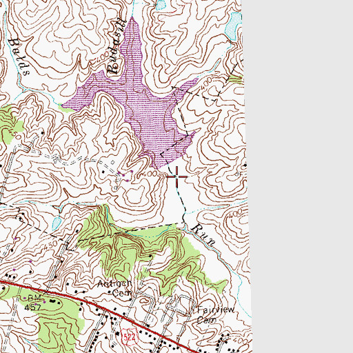 Topographic Map of Mountain Run Number 18 Dam, VA