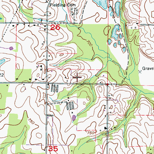 Topographic Map of Interior Low Plateau, AL